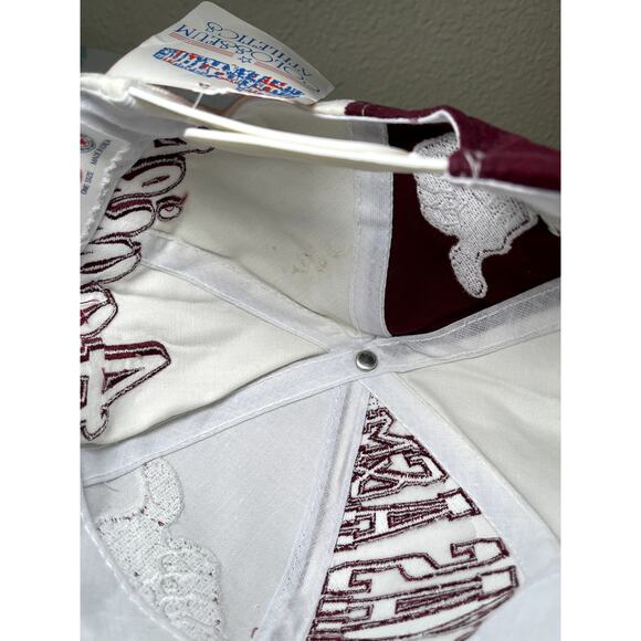 Vintage 90s Texas A&M Aggies Colosseum Athletics College spell out snapback nwt - Picture 7 of 7